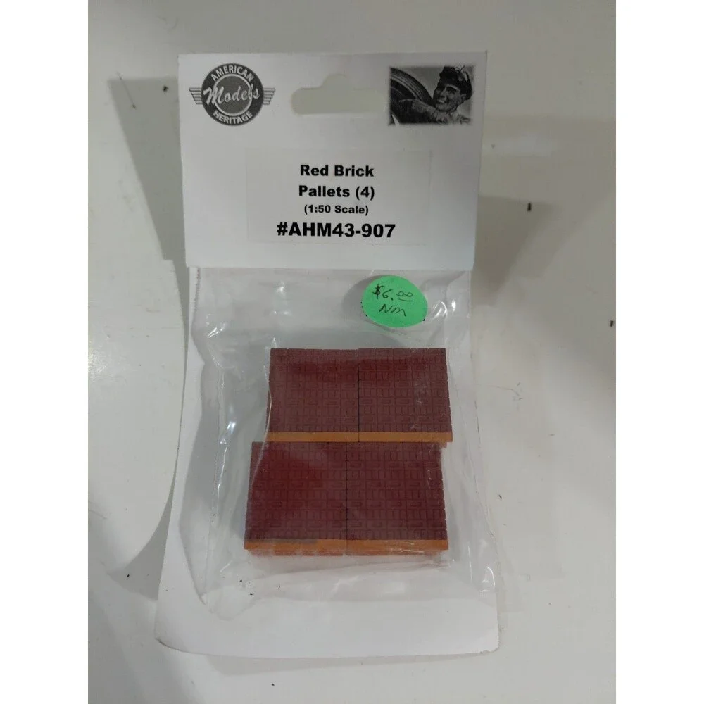 NIP American Heritage Models 43-907 O Gauge Railroad Scenery Red Brick Pallets